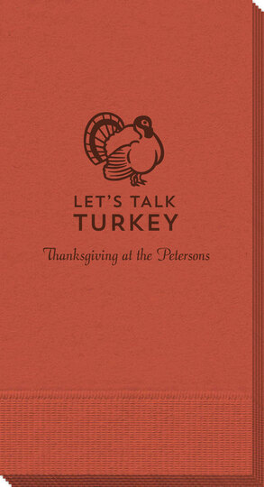 Let's Talk Turkey Guest Towels